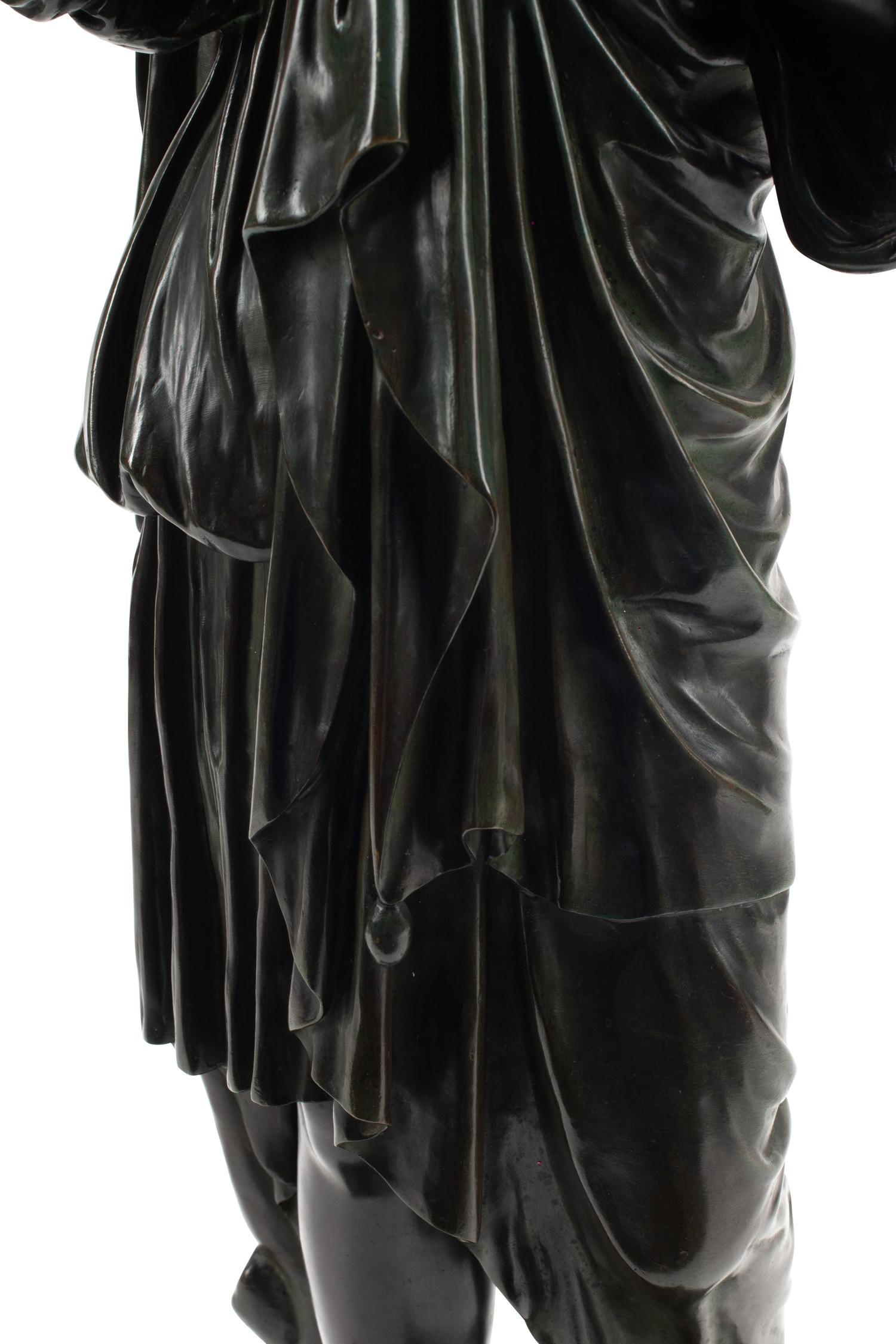 A Continental Neoclassical Bronze Figure