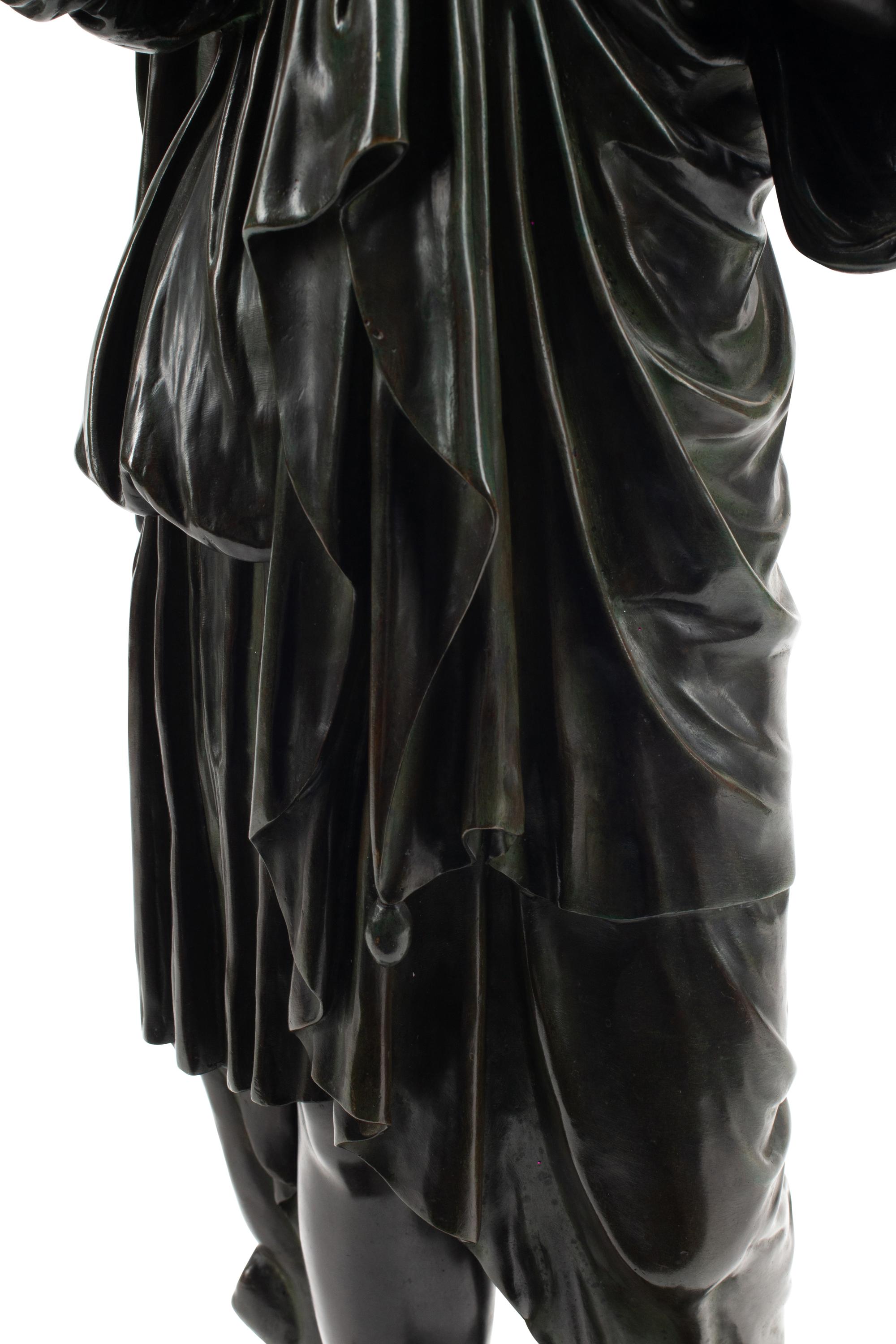 A Continental Neoclassical Bronze Figure