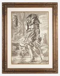 Reginald Marsh (American, 1898-1954) - Uno Committee (Picks Site Estate): A Double-Sided Work