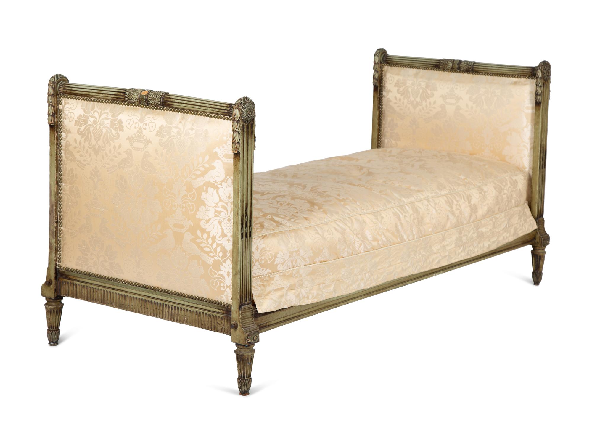 A Louis XVI Style Painted Day Bed