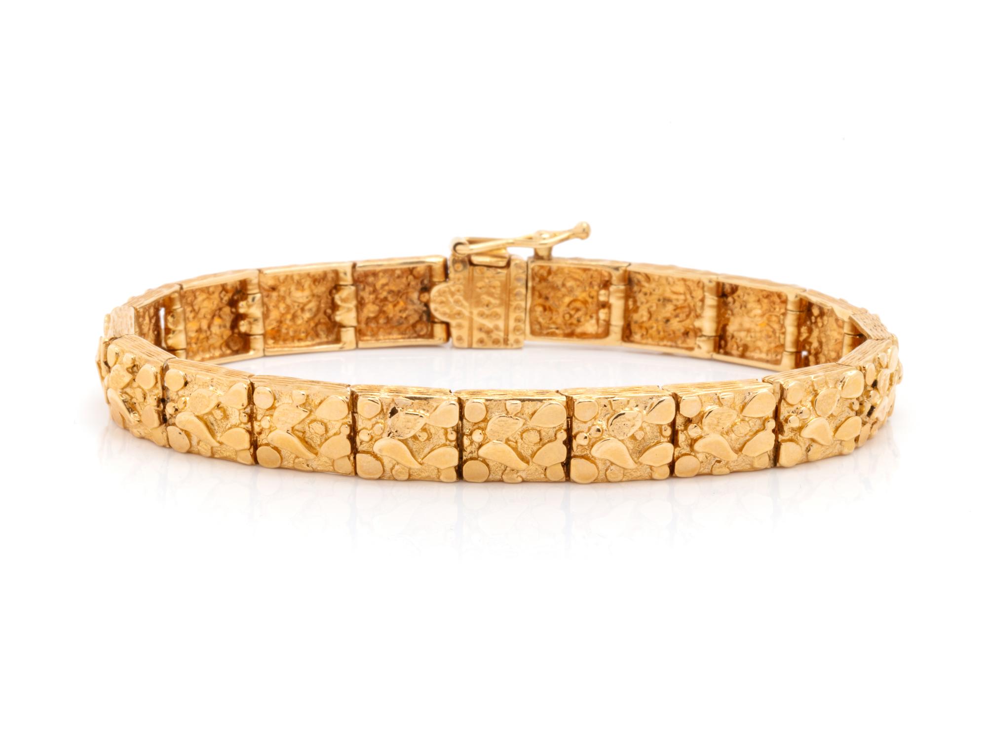 YELLOW GOLD BRACELET
