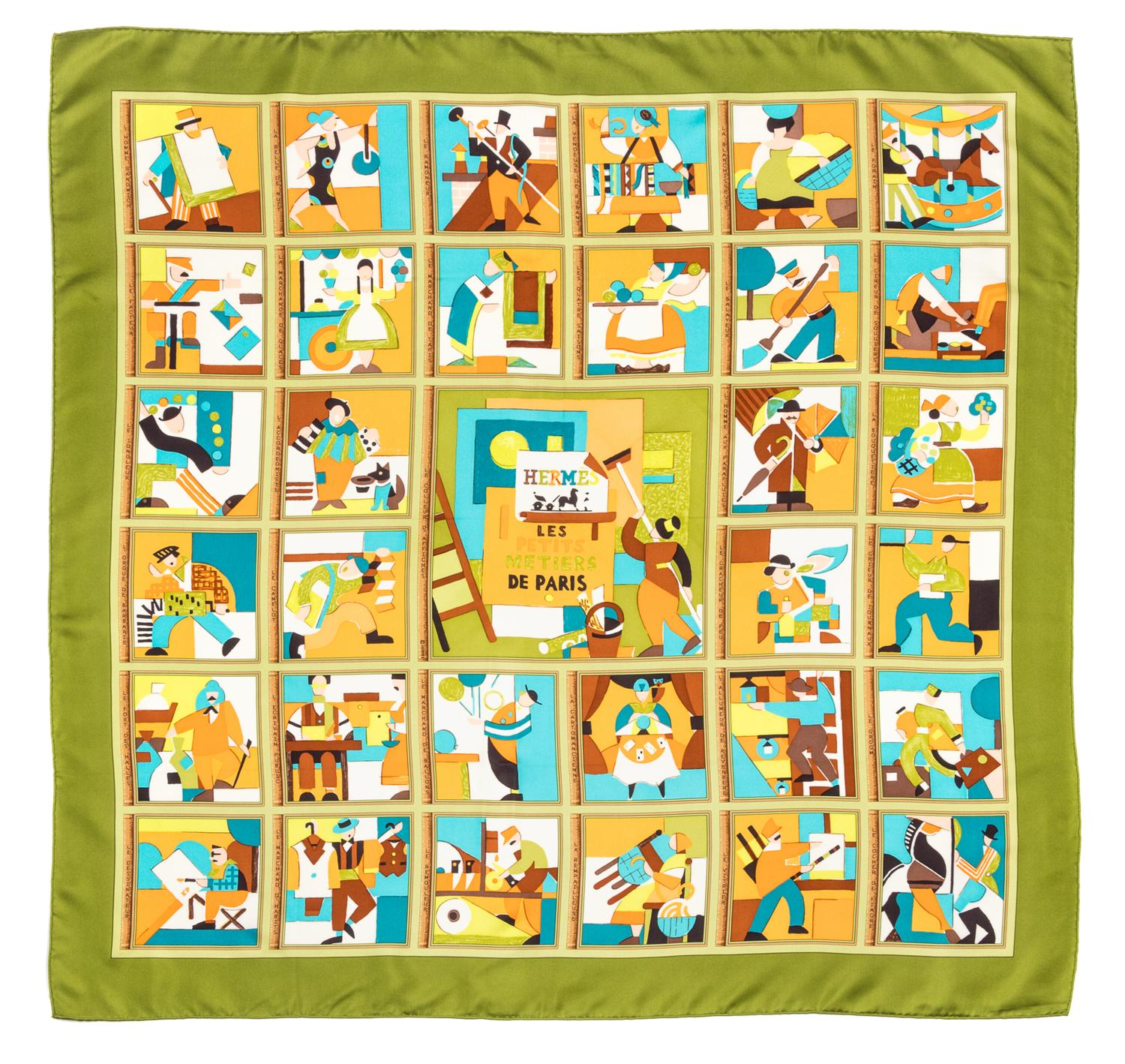 An Hermes 90cm Silk Scarf, 36"x36".
