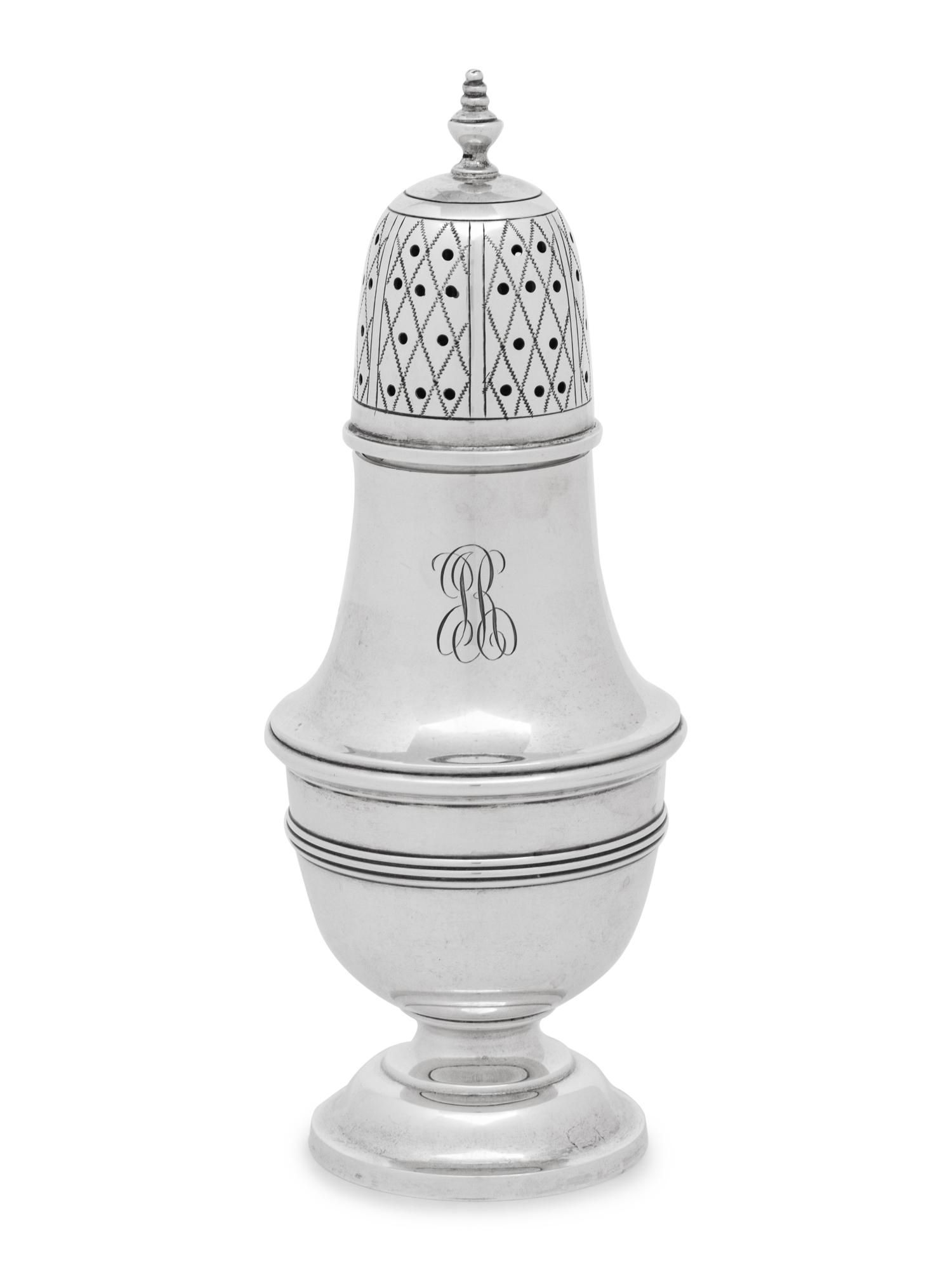 An American Silver Muffineer