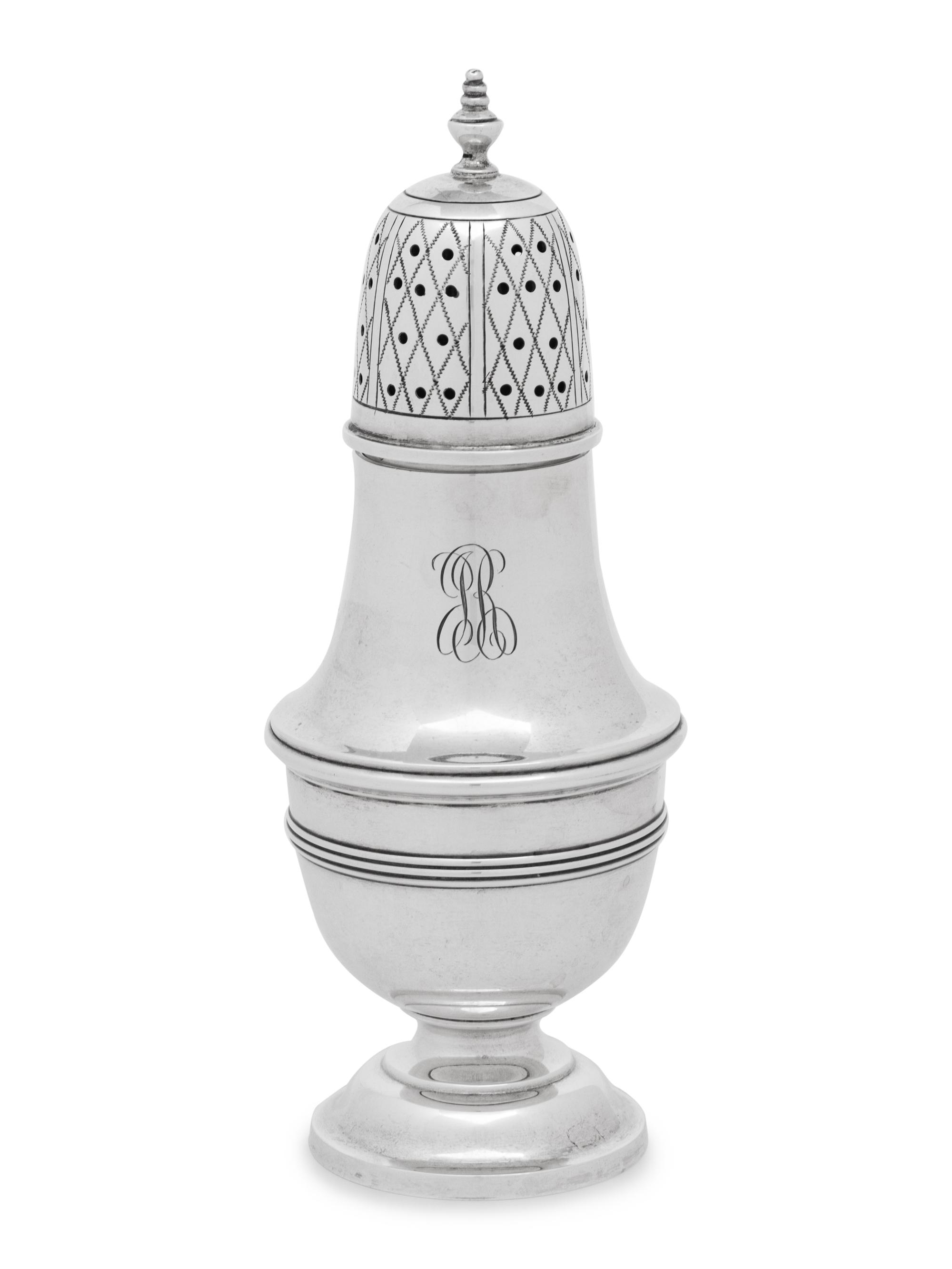 An American Silver Muffineer