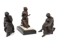 Three Continental Bronze Figures