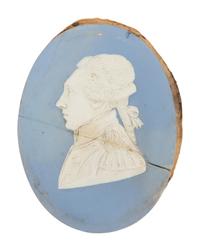 Three Wedgwood Japserware Portrait Plaques of Famous Americans