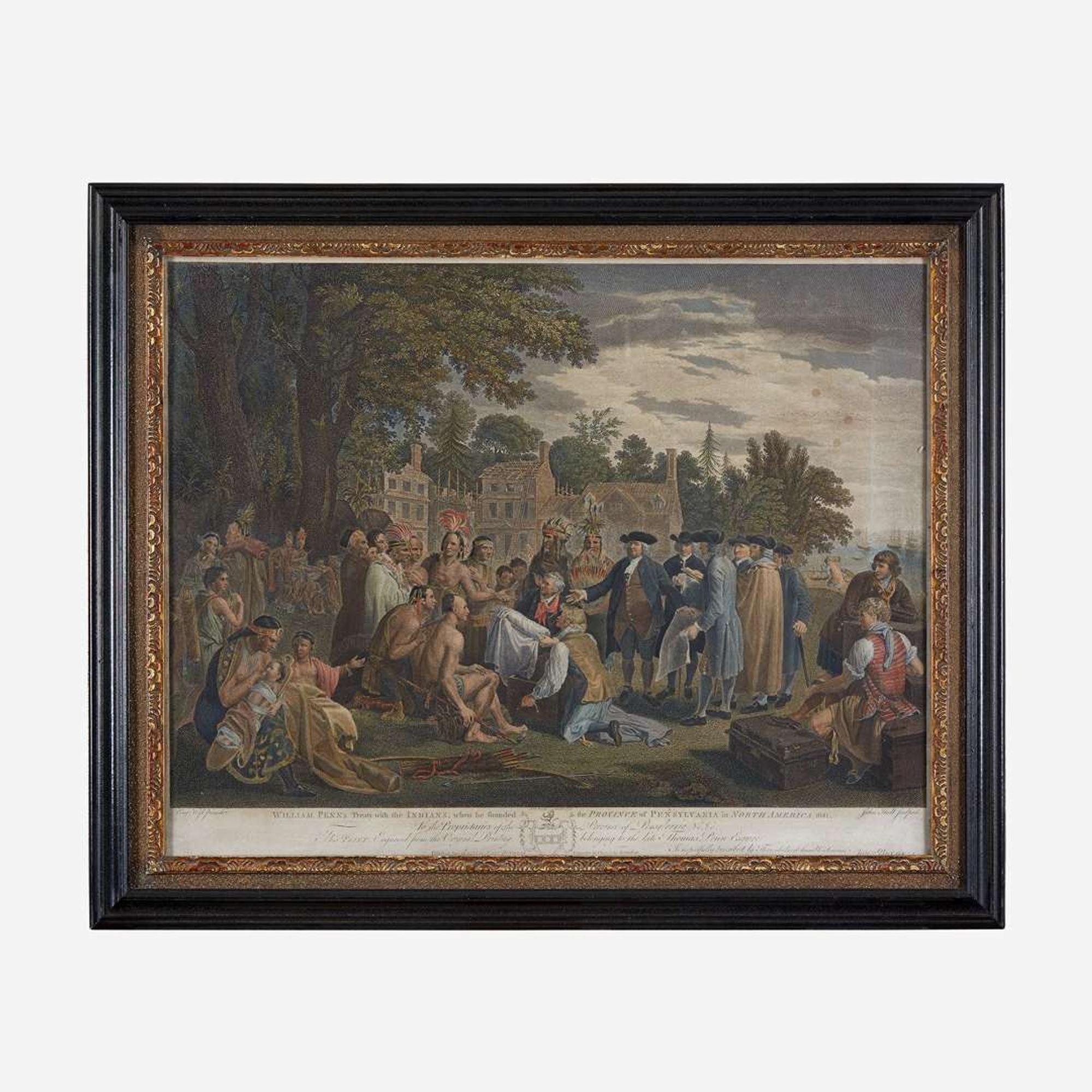 After Benjamin West (1738-1820) William Penn's Treaty with the Indians, When He Founded the Province of Pennsylvania