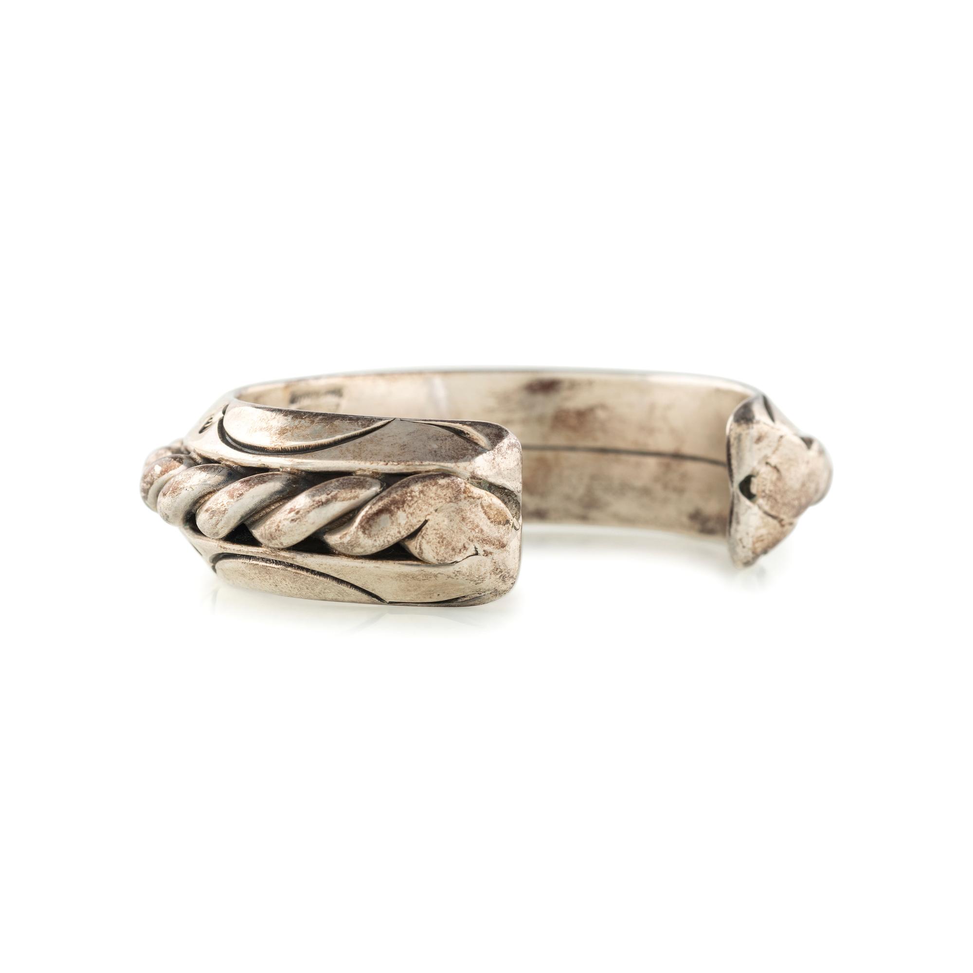 Heavy Sterling Silver Cuff Bracelet