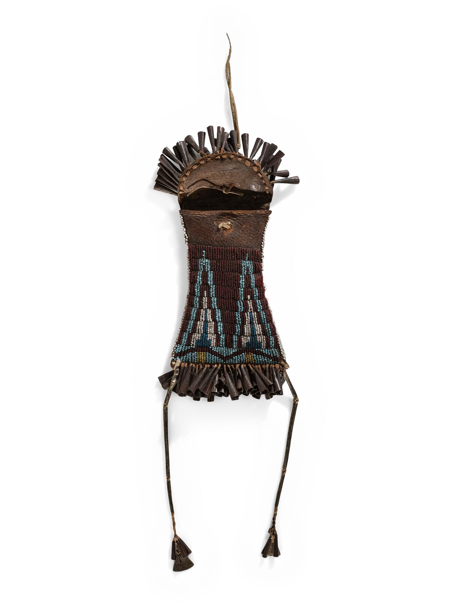 Cheyenne-Arapaho Beaded Strike-a-Light Bag