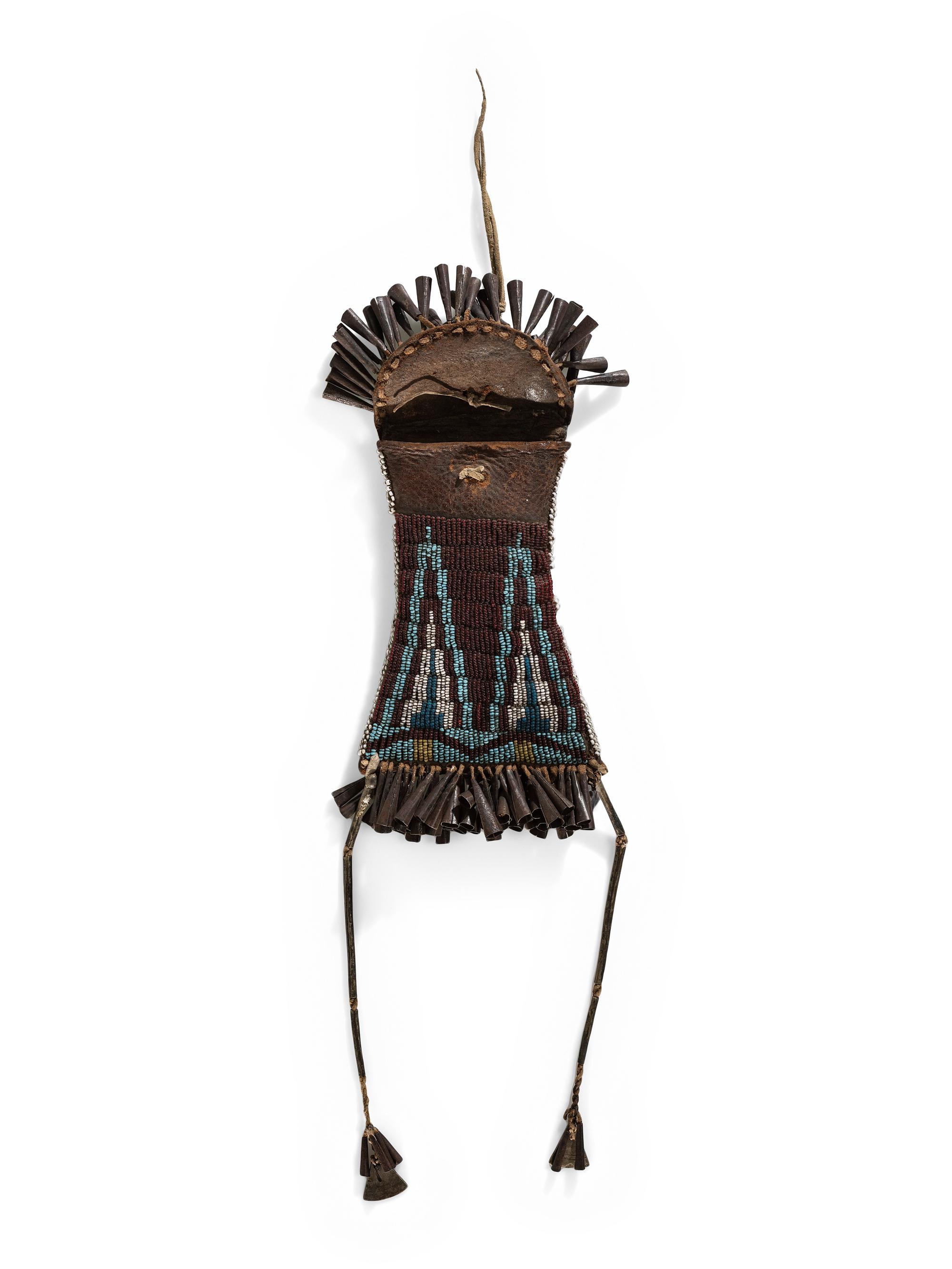 Cheyenne-Arapaho Beaded Strike-a-Light Bag