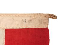 [FLAGS]. 13-star American Centennial flag. Ca mid-to-late 19th century.