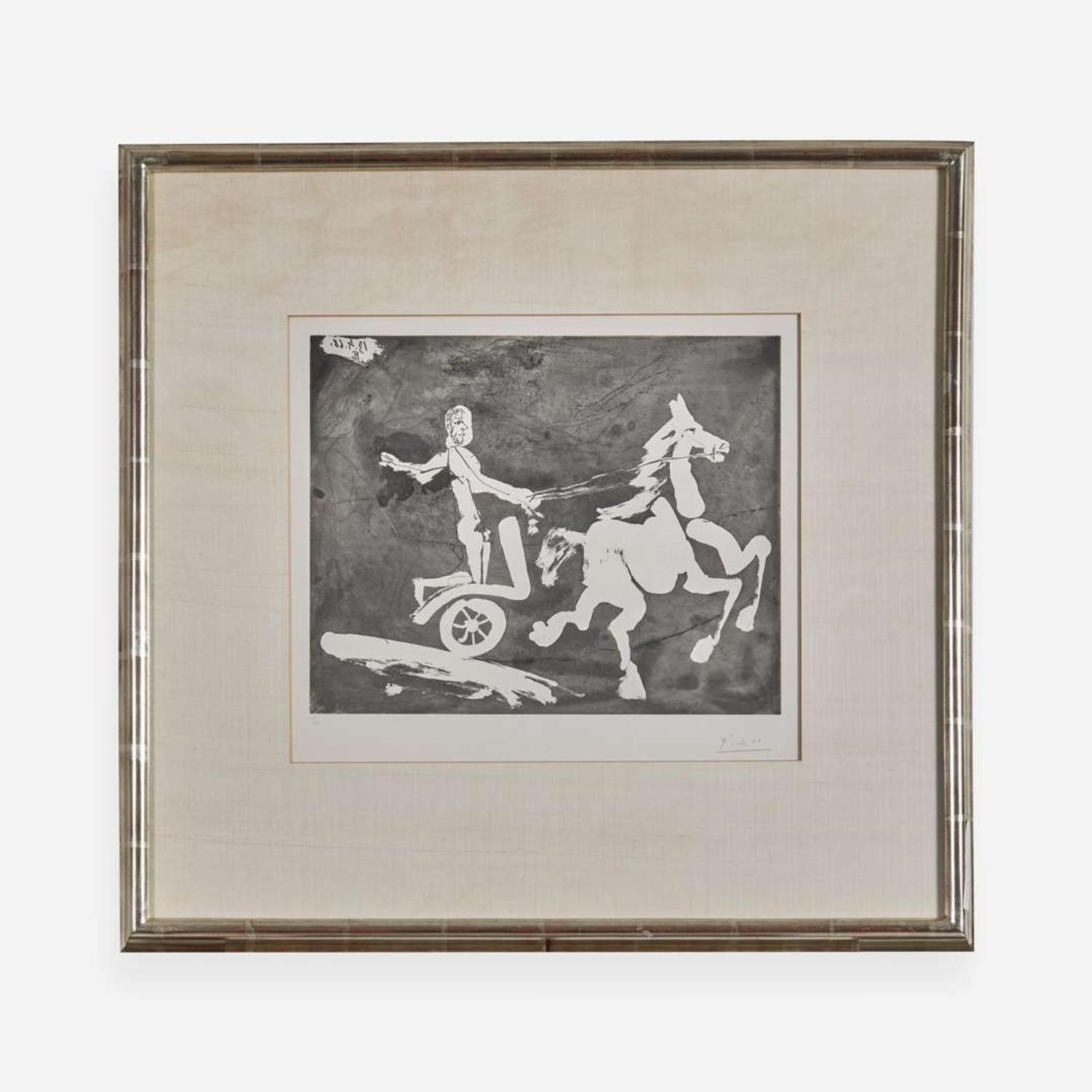 Pablo Picasso (Spanish, 1881-1973) Télévision - Course de chars à l'antique I, from Séries 347