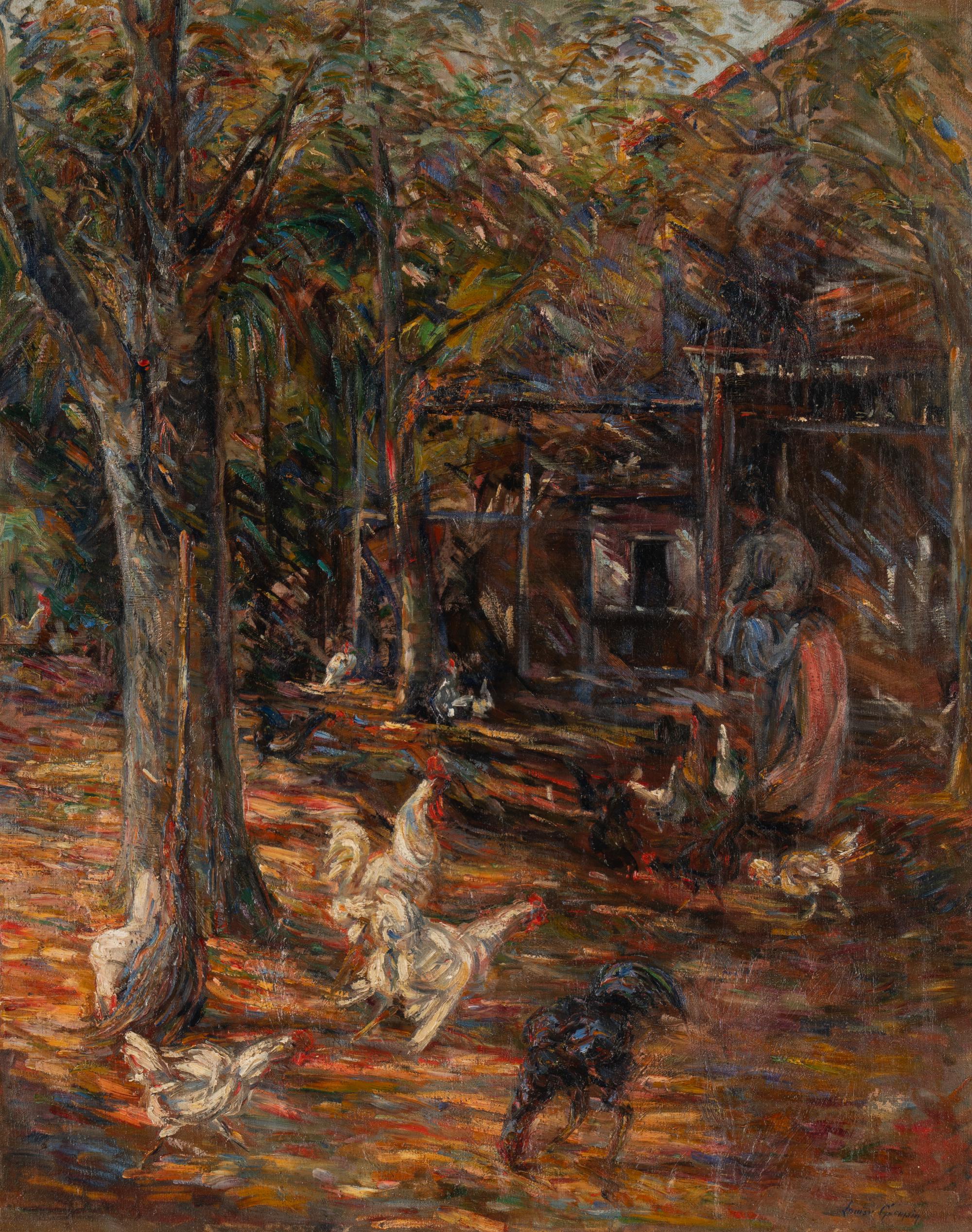 Les Coqs dans la Basse-Cour , c. 1910