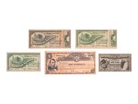 [HARRISON, Benjamin]. A group of tickets from the 1888 and 1892 Republican National Conventions.