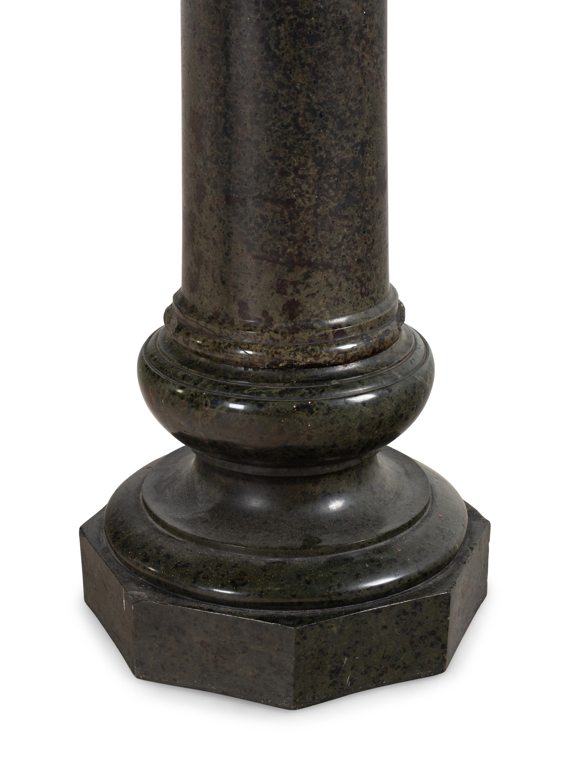A Continental Marble Pedestal