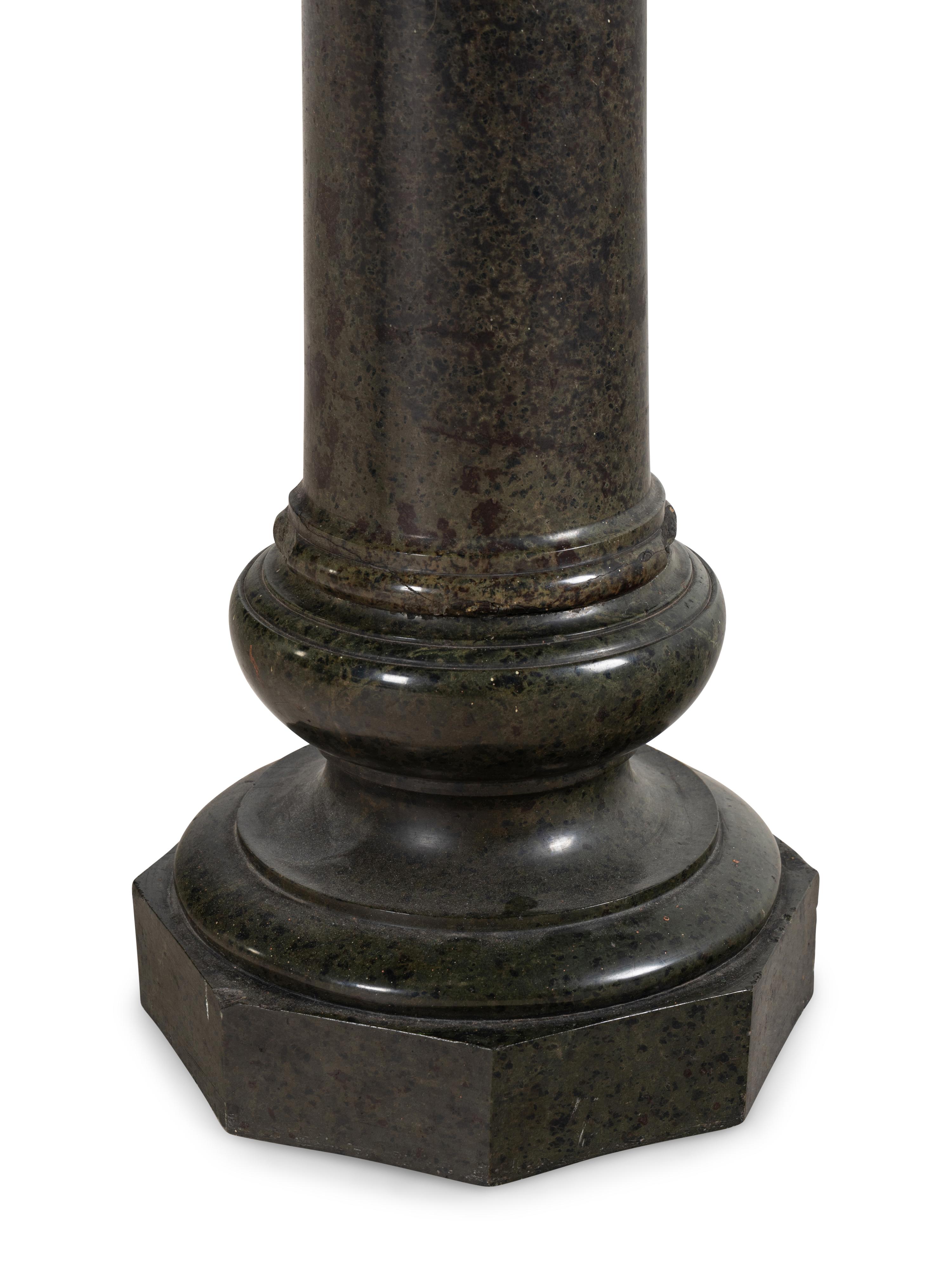 A Continental Marble Pedestal
