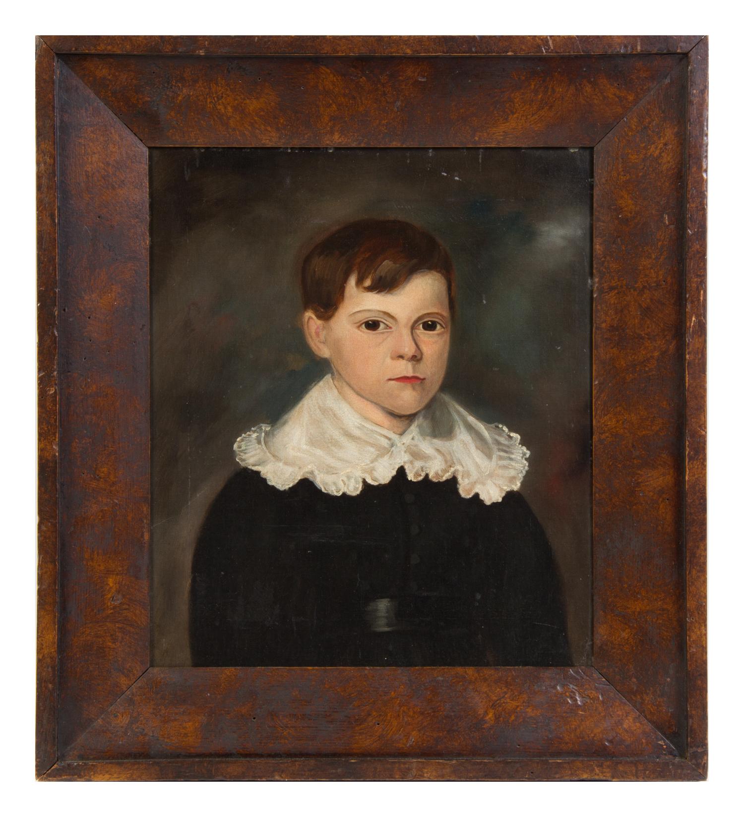 Artist Unknown, (American/British, 19th Century), Portraits of a Mother, Father and Children (four works)