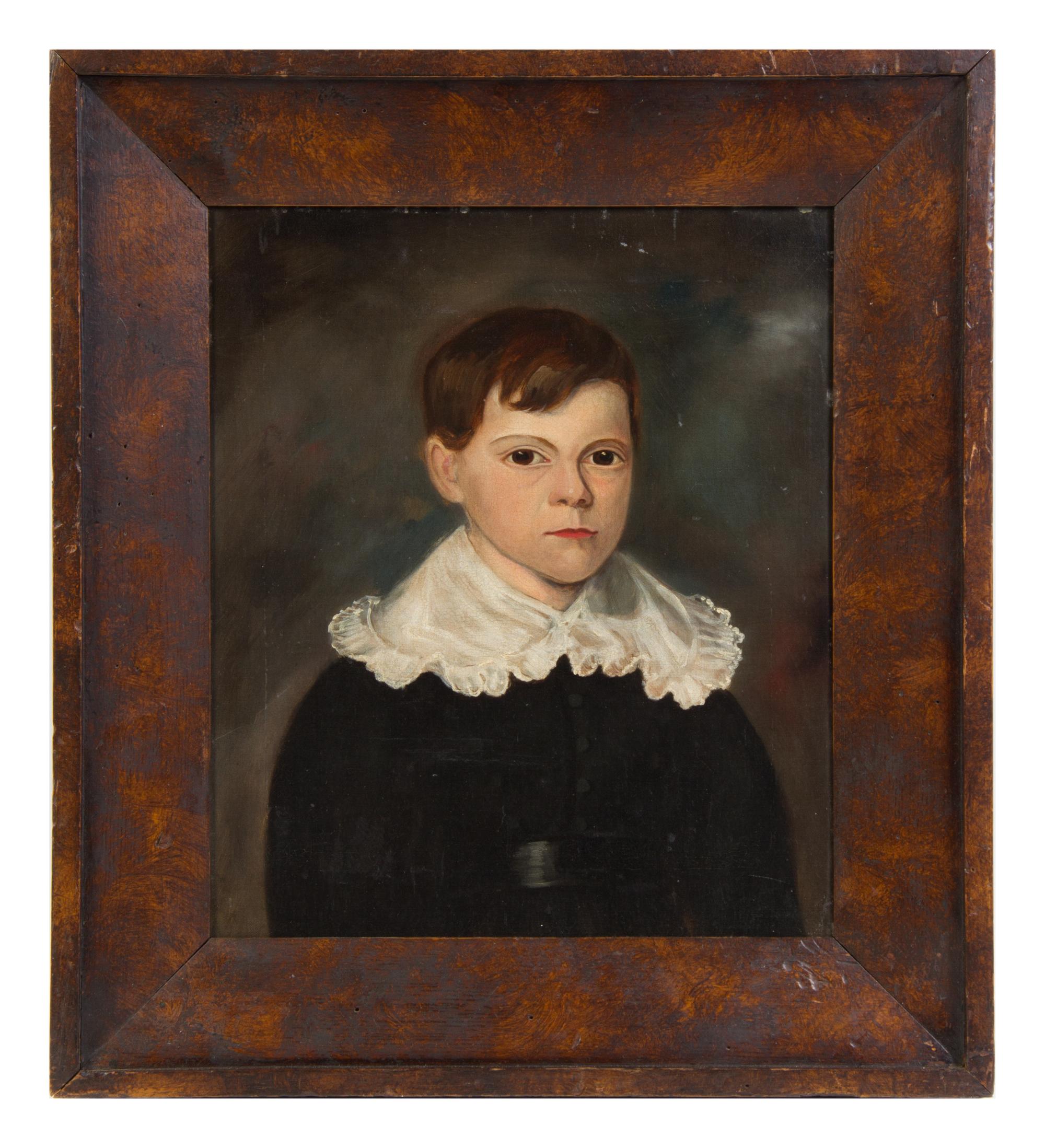 Artist Unknown, (American/British, 19th Century), Portraits of a Mother, Father and Children (four works)