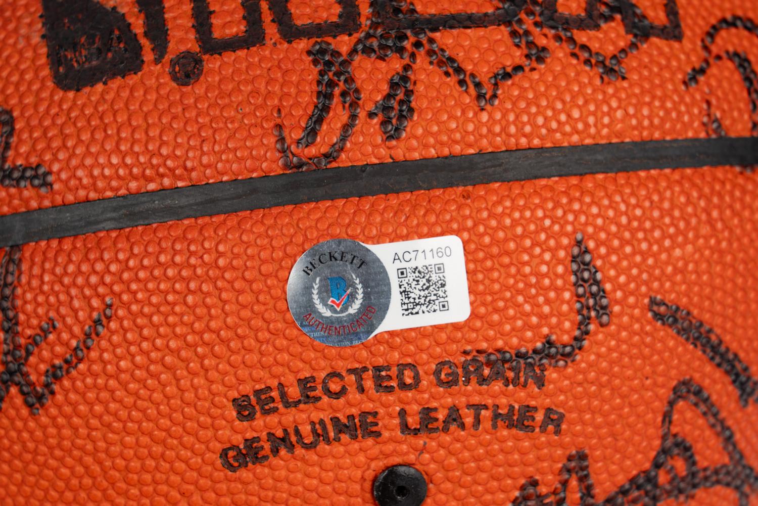 A 1989 NBA All Star Signed Autograph Basketball Featuring Michael Jordan (Beckett Authentication Services) - 26 Signatures