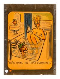 A Group of Five 1950's Era New Yorker Artist Illustrations