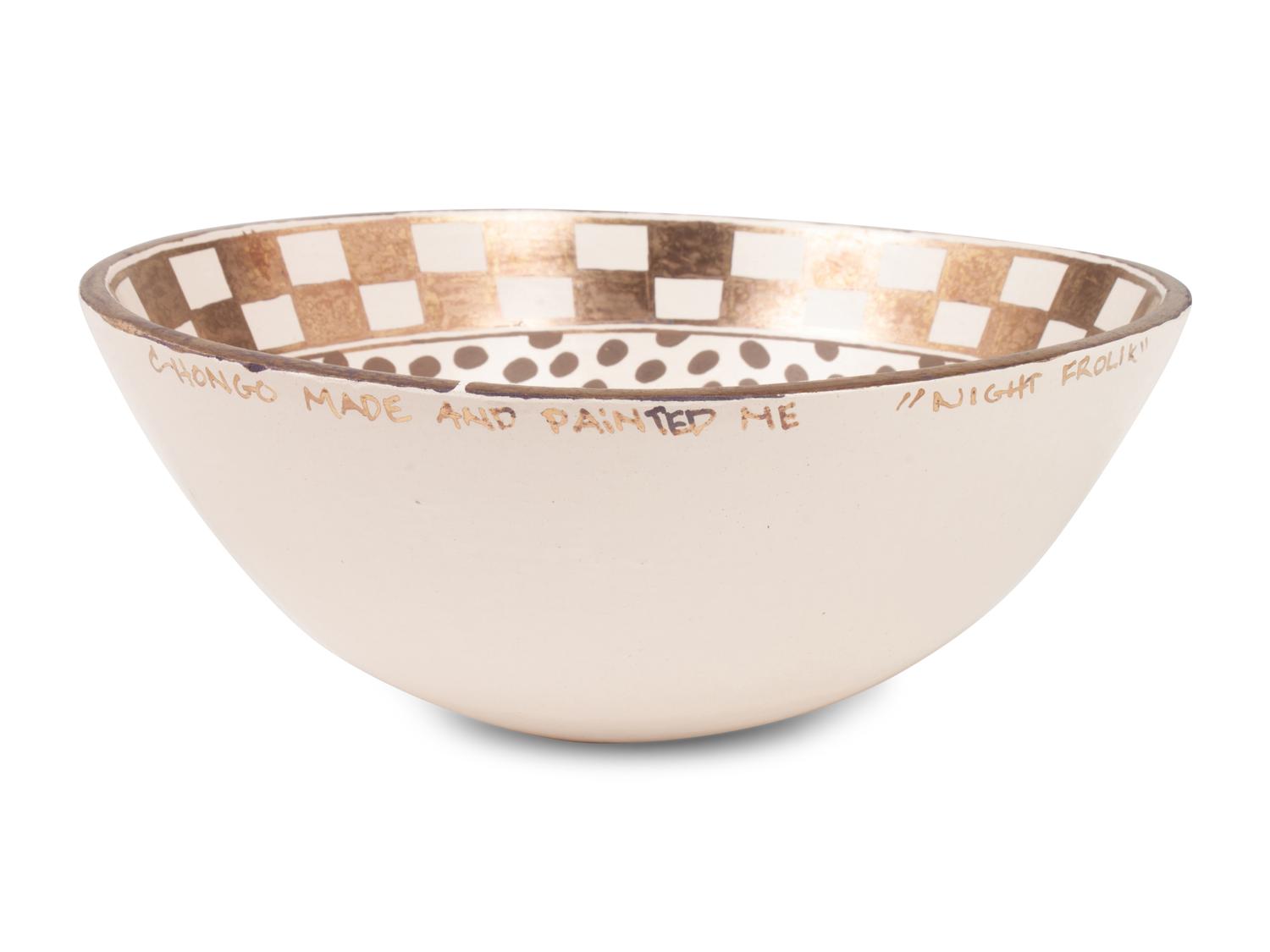 Pottery Bowl, Night Frolic