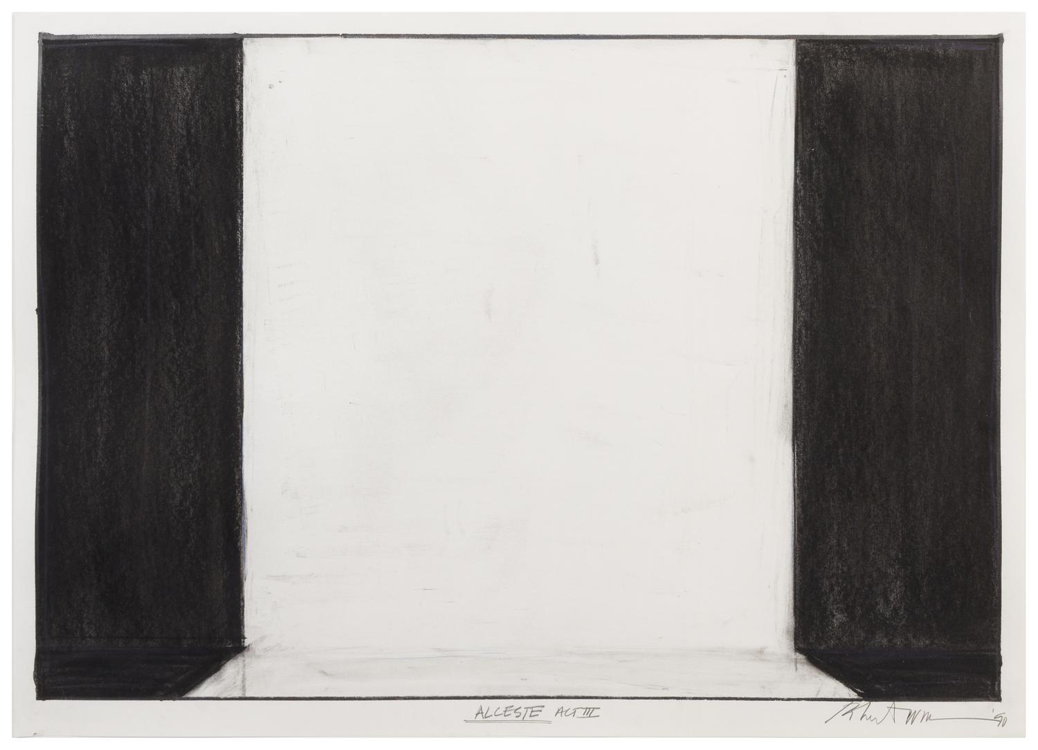 Robert Wilson, (American, b. 1941), Alceste, Act III, 1990