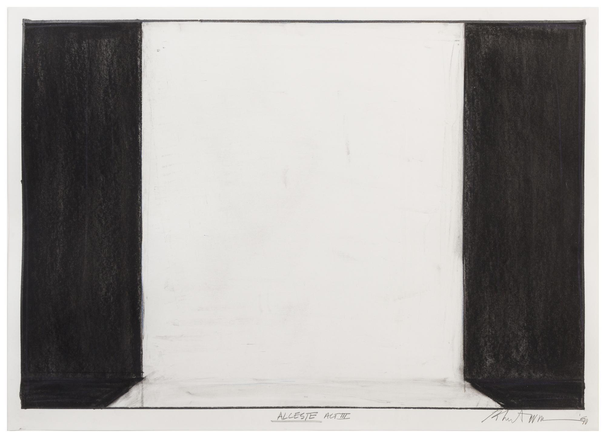 Robert Wilson, (American, b. 1941), Alceste, Act III, 1990
