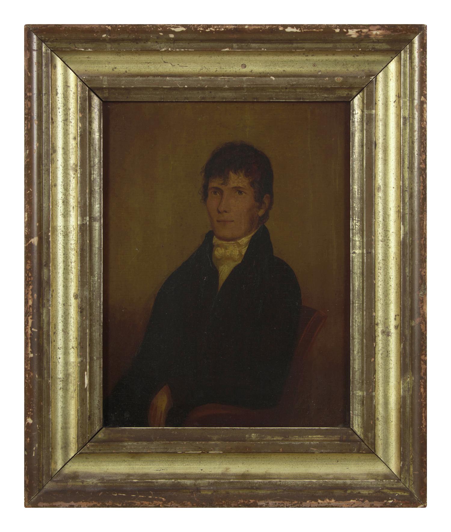 John Neagle (1796-1865), A Portrait of a Seated Young Man, Dated "1816"