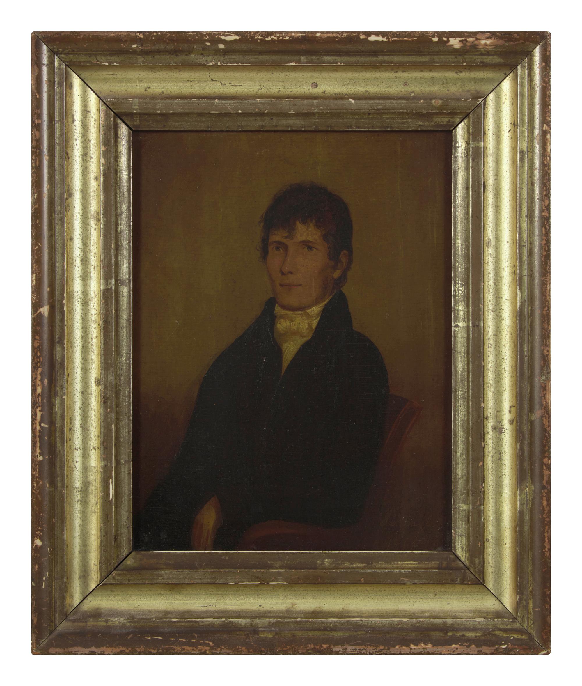 John Neagle (1796-1865), A Portrait of a Seated Young Man, Dated "1816"