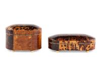 Two Regency Tortoise Shell Boxes