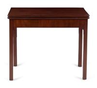 A George III Mahogany Accordion-Action Game Table