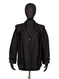 Chanel, Black Silk Tweed Jacket
