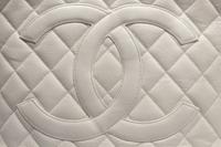 Chanel White Medallion Tote
