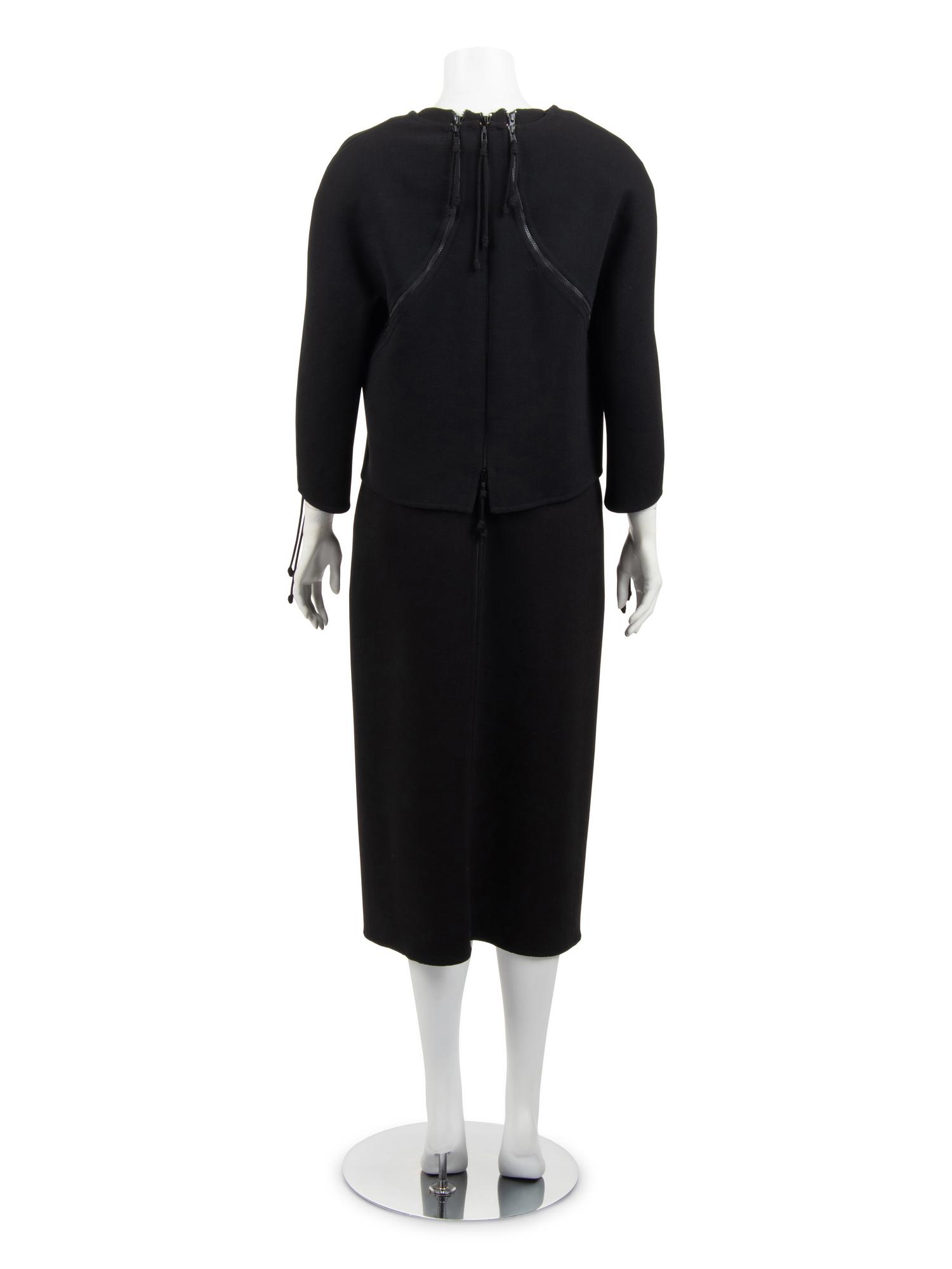 Ralph Rucci Zippered Wool Crepe Sleeveless Dress and Jacket, 2014-2018