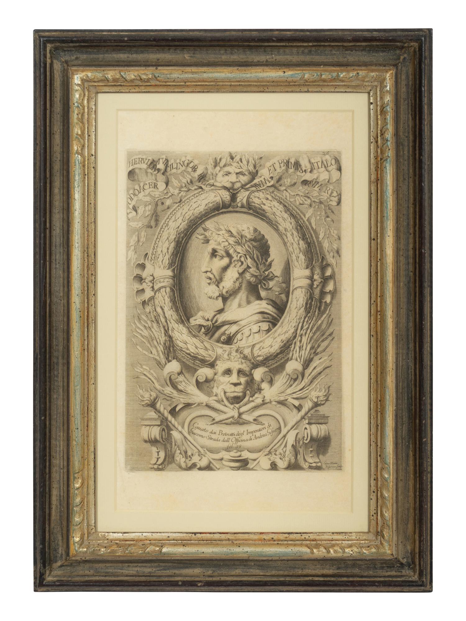 A Set of Eight Italian Engravings
