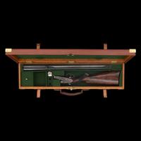 **Holland & Holland Royal Hammerless Full Side Lock Ejector Double Rifle in .240 Flanged with Case and Accessories