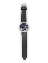 VAN CLEEF & ARPELS, 18K WHITE GOLD 'LADY ARPELS DENTELLE' WATCH WITH FACTORY DIAMONDS