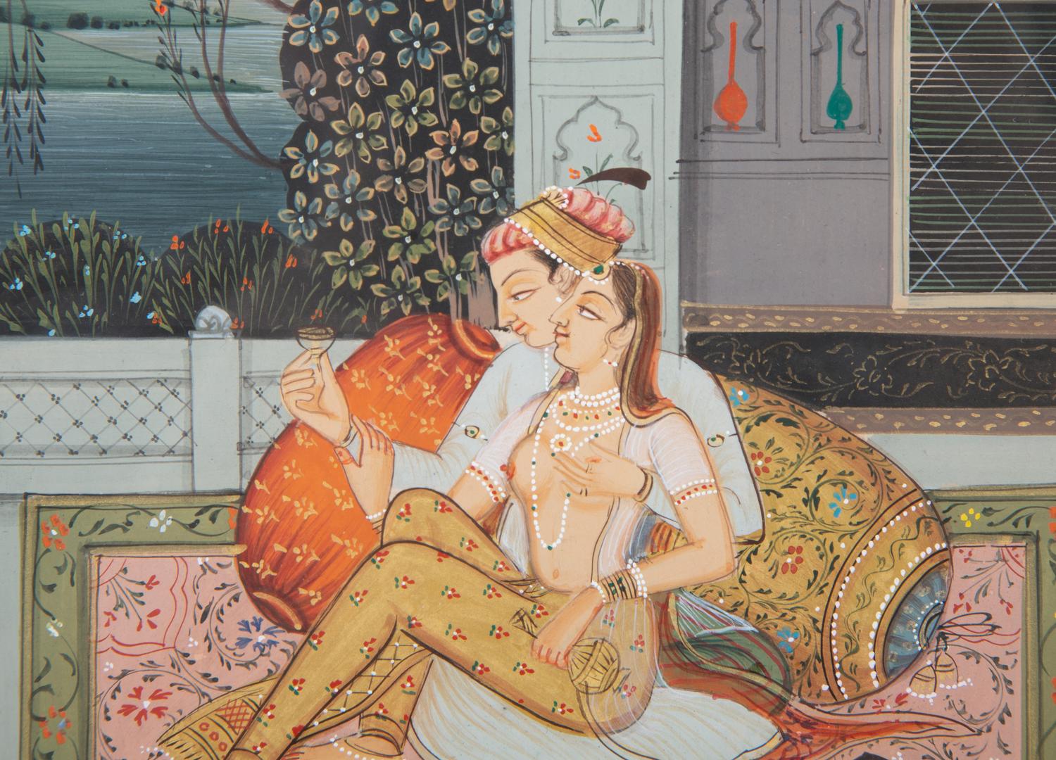 A Group of Four Indian Court Paintings — 20TH CENTURY