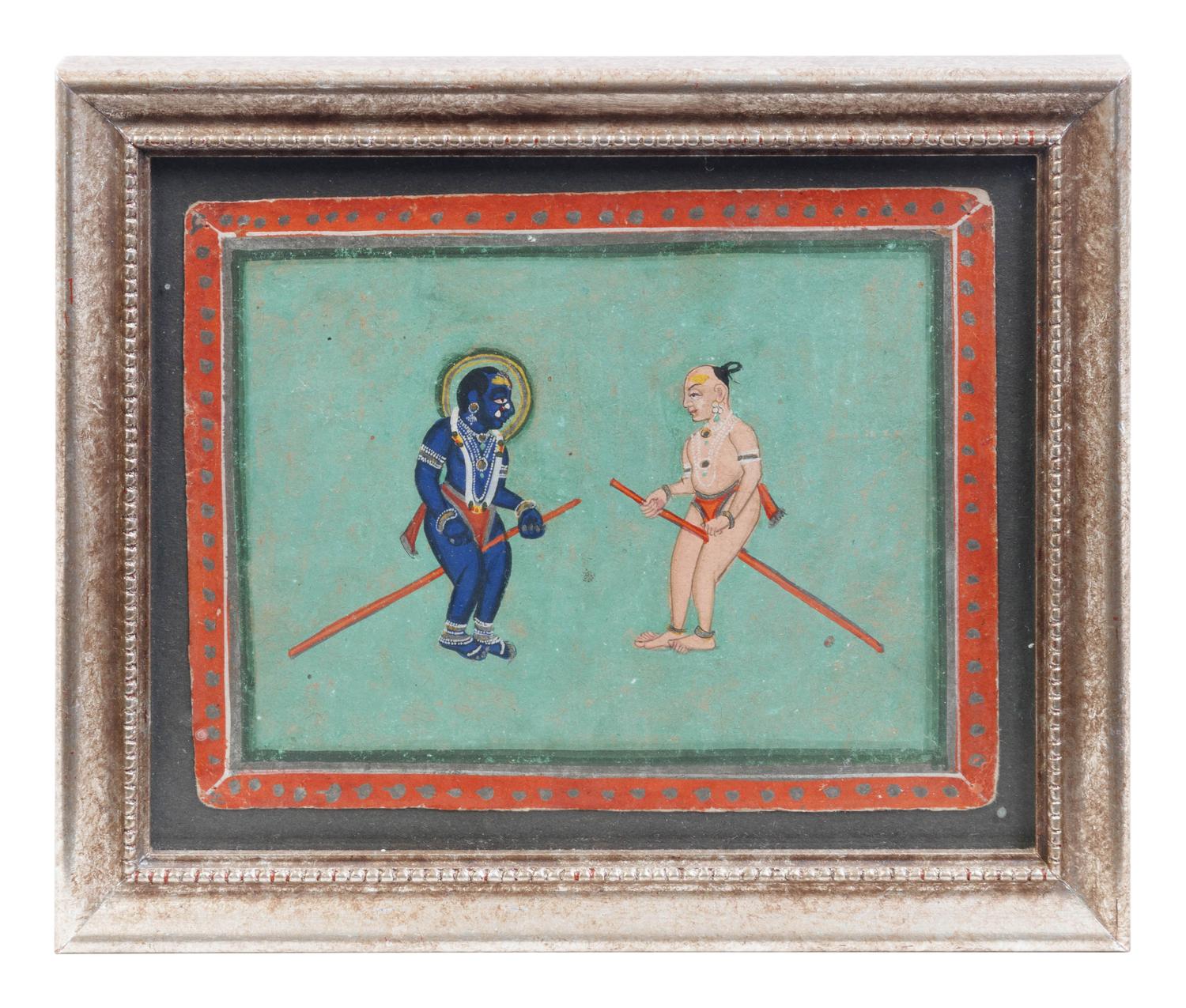 Three Mughal Miniature Paintings