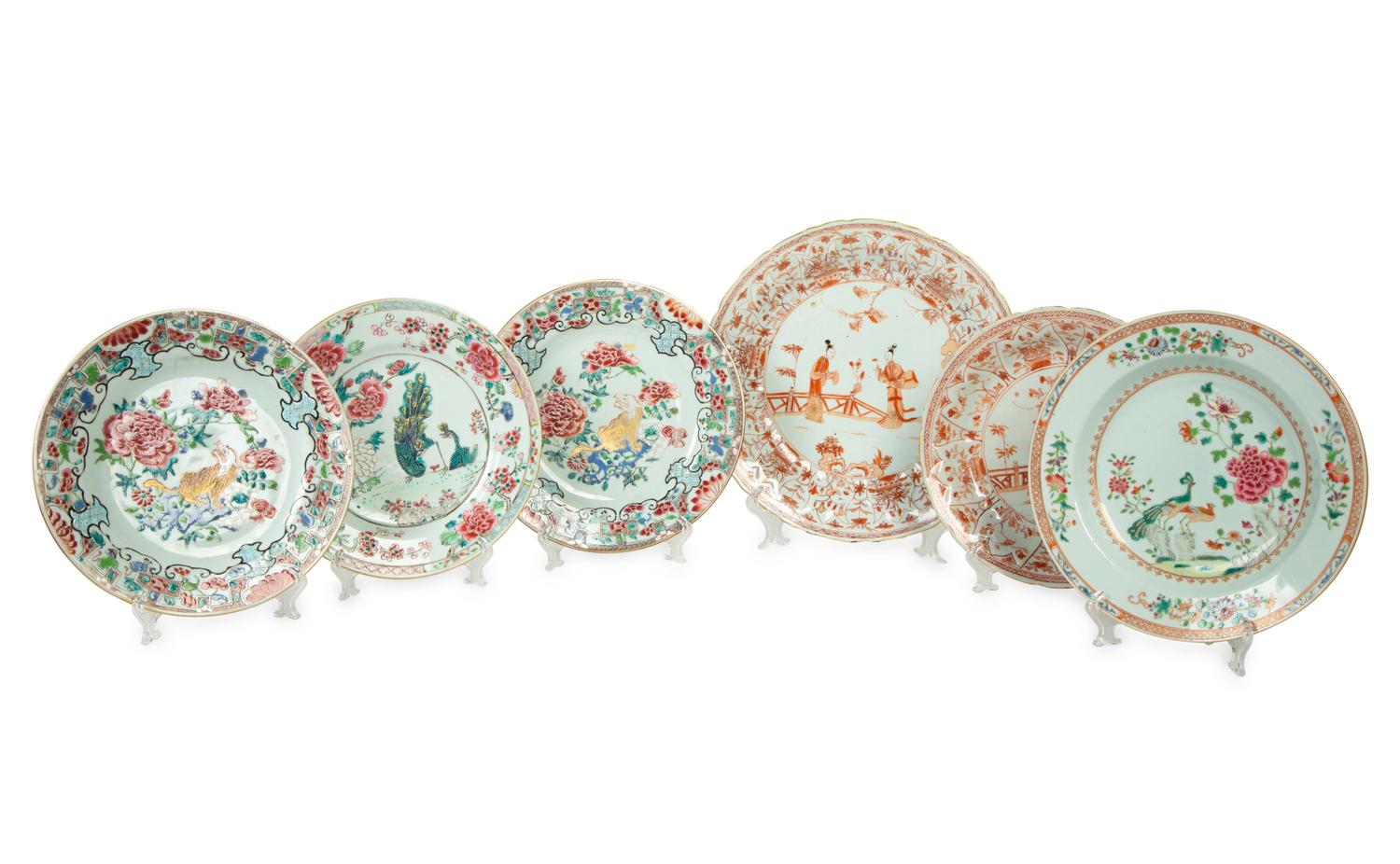 Six Pieces of Chinese Export Porcelain — 19TH CENTURY
