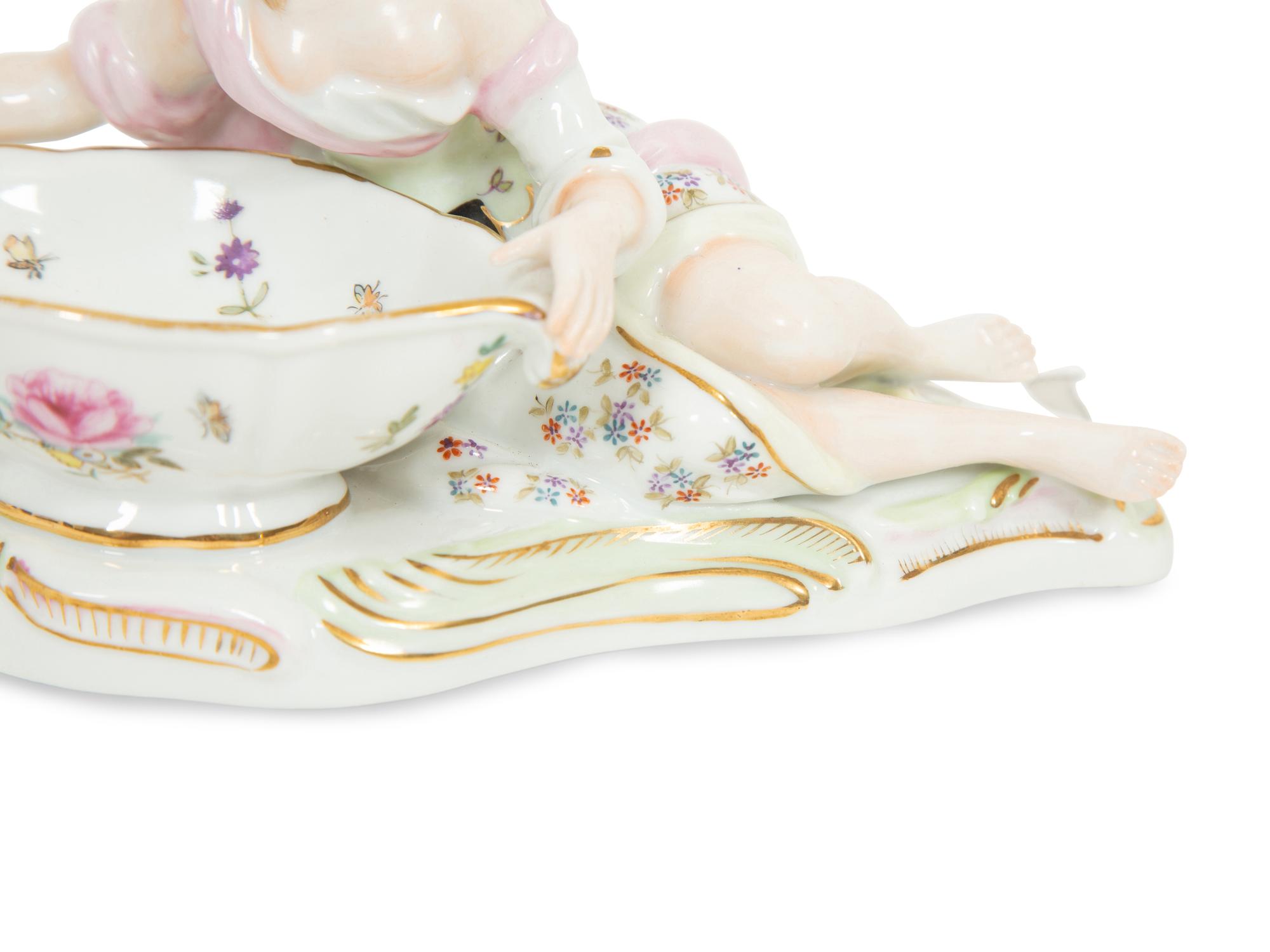 A Group of Three Meissen Porcelain Sweetmeat Dishes