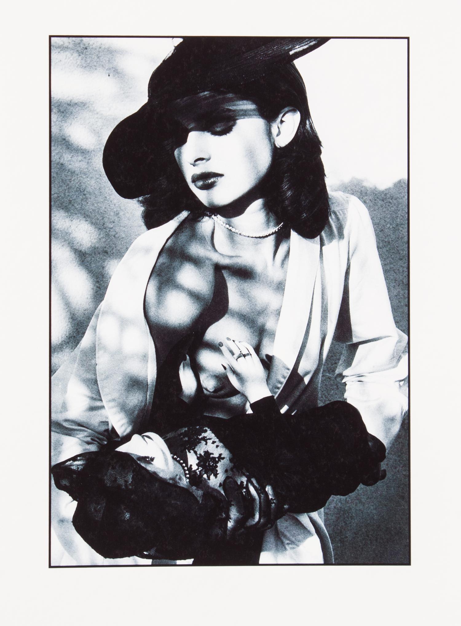 After Helmut Newton, (German, 1920-2004), five works, together with another example by Don Cramer