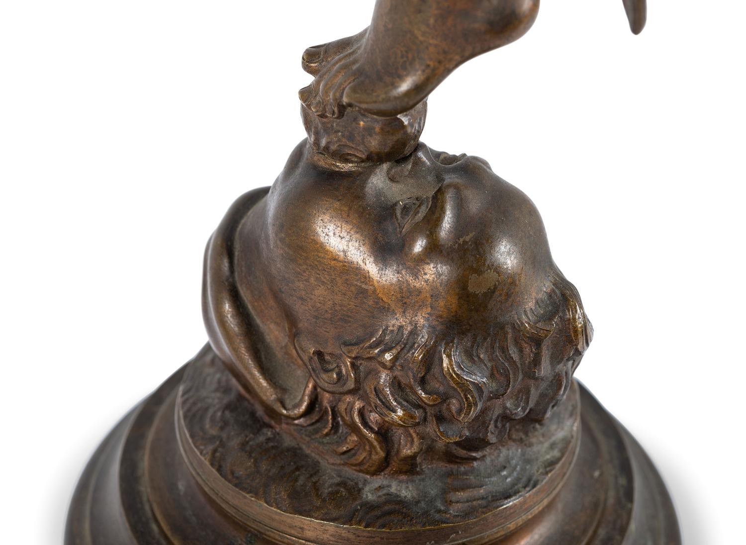 A Pair of Sculptures of Mercury and Psyche