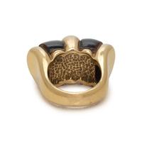 YELLOW GOLD AND TIGER'S EYE RING