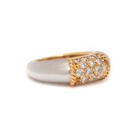 VAN CLEEF & ARPELS, BICOLOR GOLD AND DIAMOND 'PHILIPPINE' RING