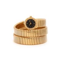 BULGARI, YELLOW GOLD 'SERPENTI' TUBOGAS WATCH