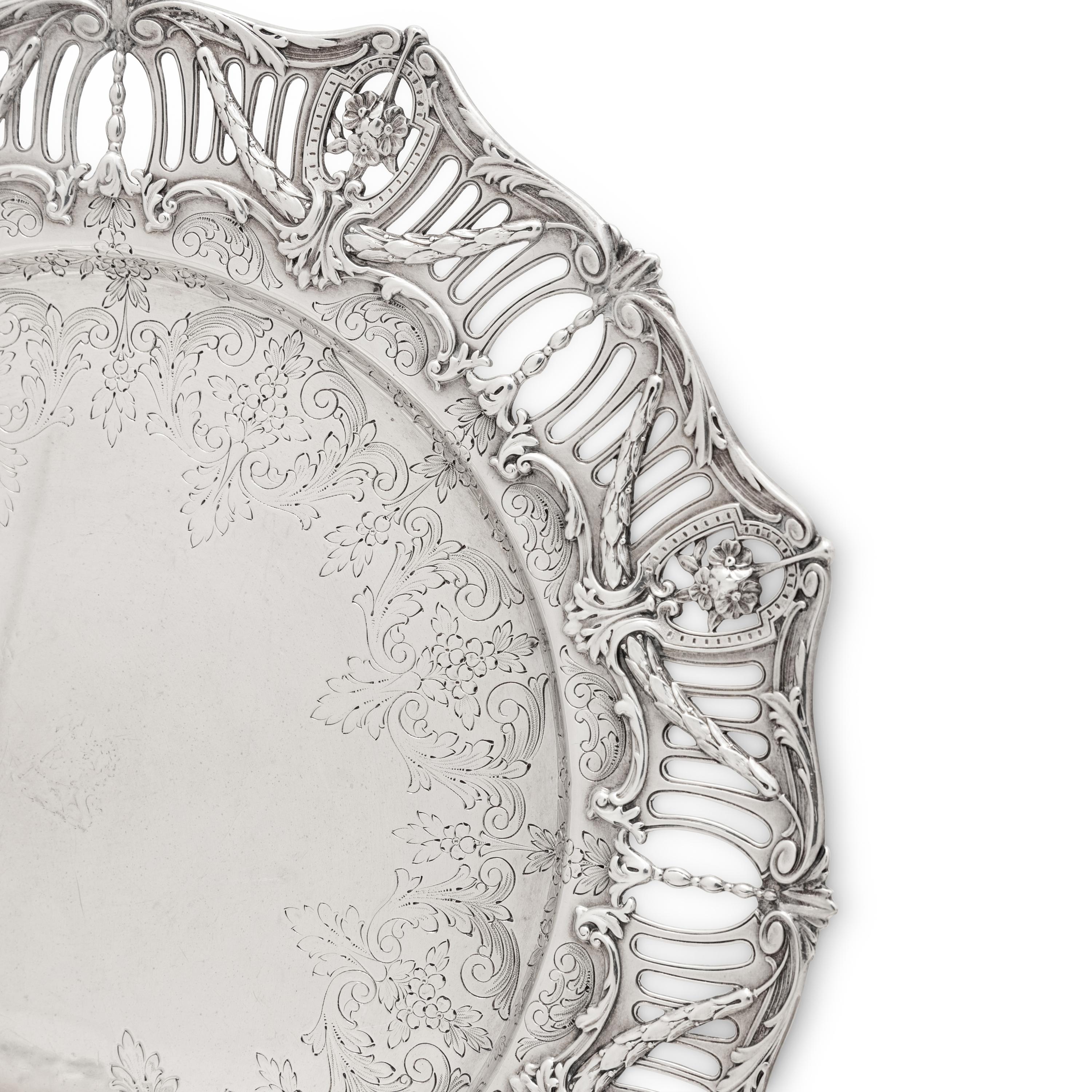 A Group of Three Tiffany and Co. Silver Serving Articles