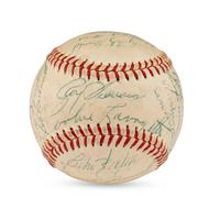 A 1958 Washington Senators Team Signed Autograph Baseball
