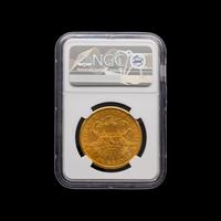 An 1872-CC Liberty Head $20 Gold Coin [NGC AU58]