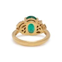 EMERALD AND DIAMOND RING